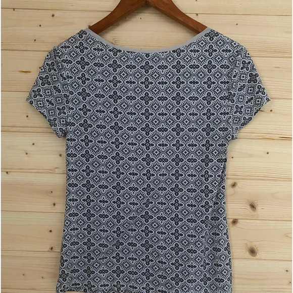 BANANA REPUBLIC Luxe Touch Women's Tee | Color: Gray/Brown | Size: XS - Picture 3 of 8